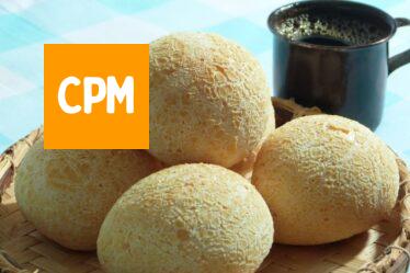 Imagem mostra o pao de queijo